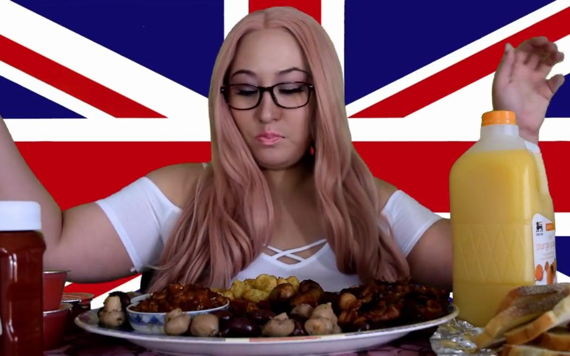 美国安娜10000卡路里英式早餐挑战