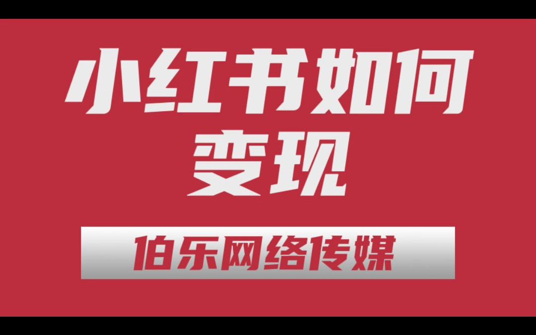 小红书账号如何变现?小红书运营大全干货分享!哔哩哔哩bilibili