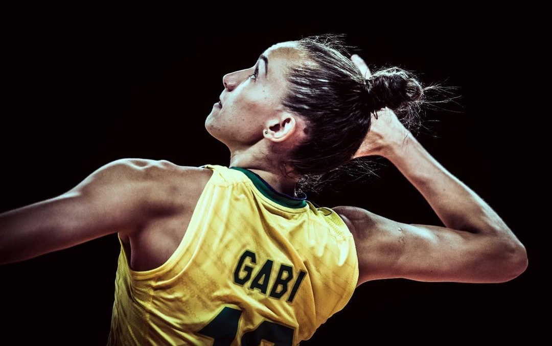 巴西女排主攻加比gabi2021南美锦标赛得分cut