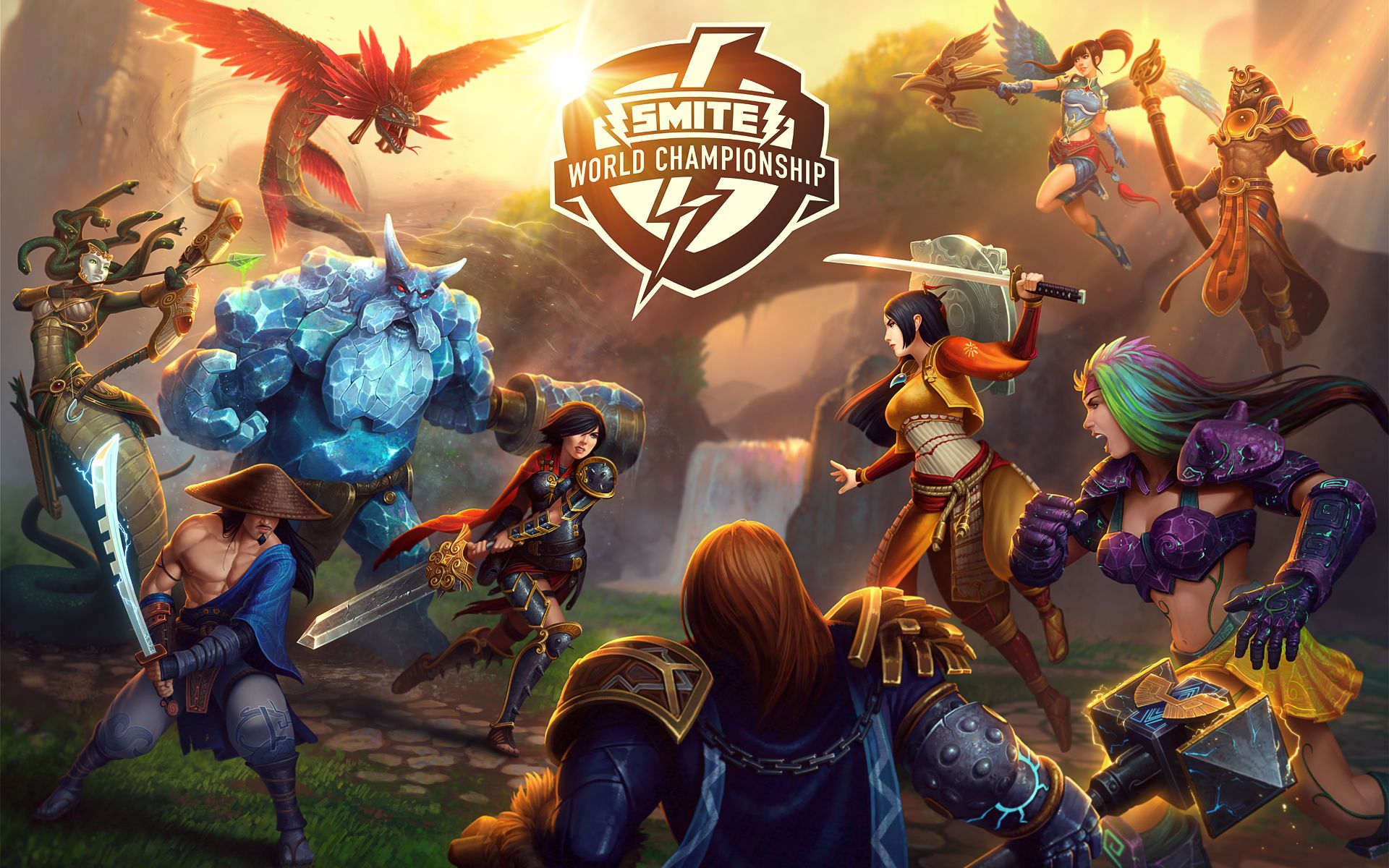 神之浩劫画面剪切 看雷神托尔一打三