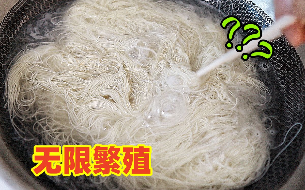 试吃“无限繁殖的面”福建线面,越吃越多?我不信!!