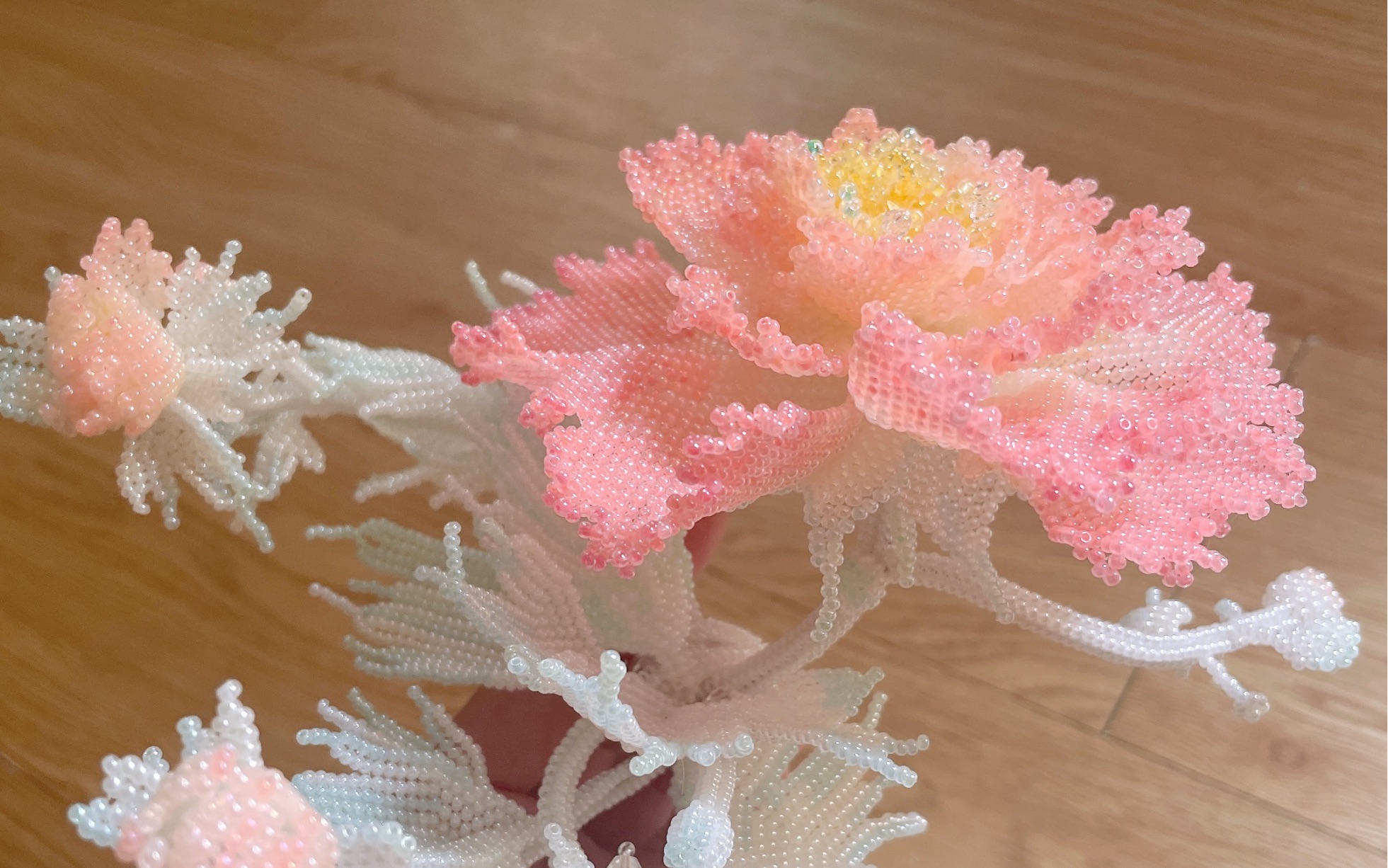 串珠牡丹大花瓣部分教程