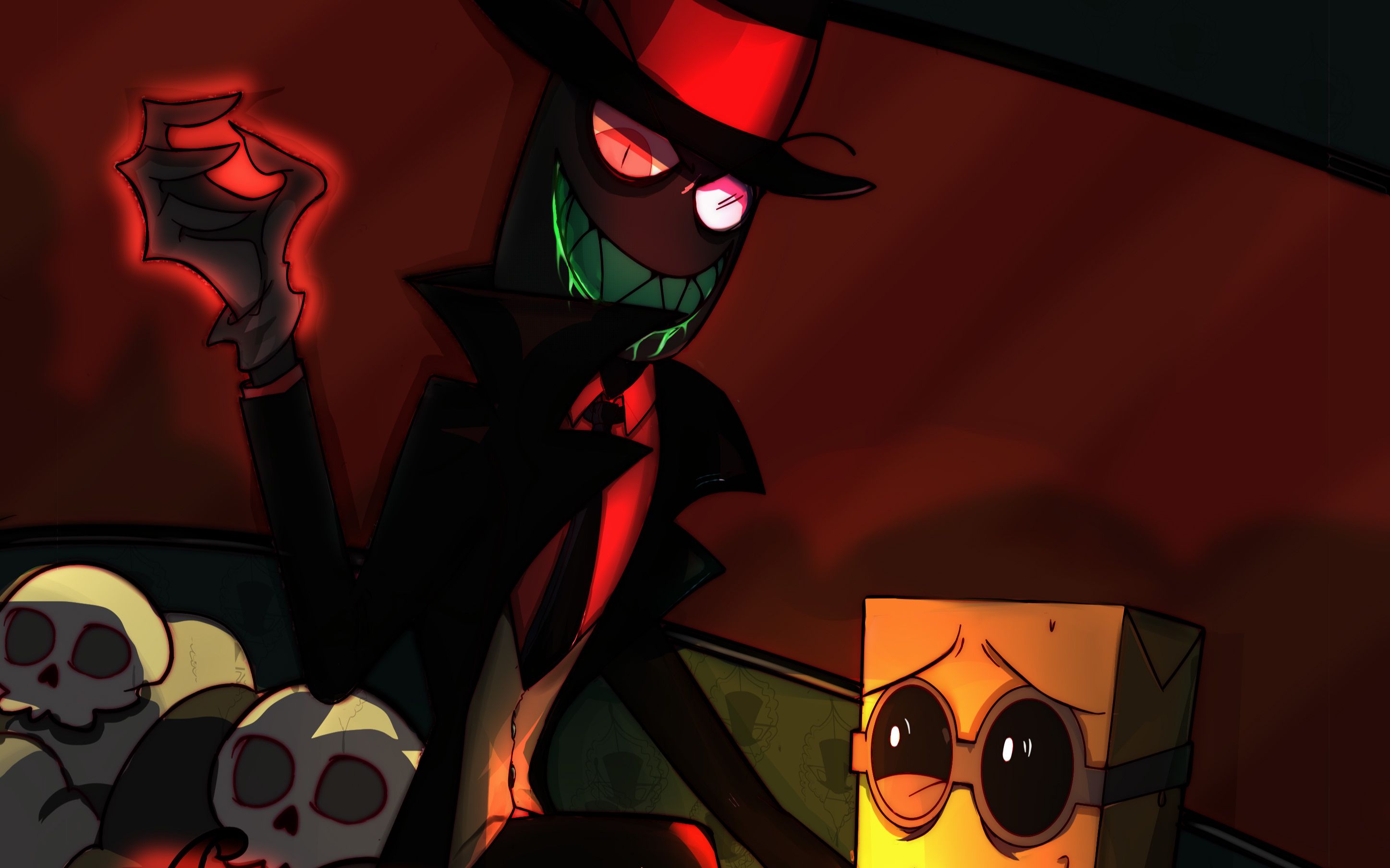【villainous/bh&flug】上一次绘画的细化.