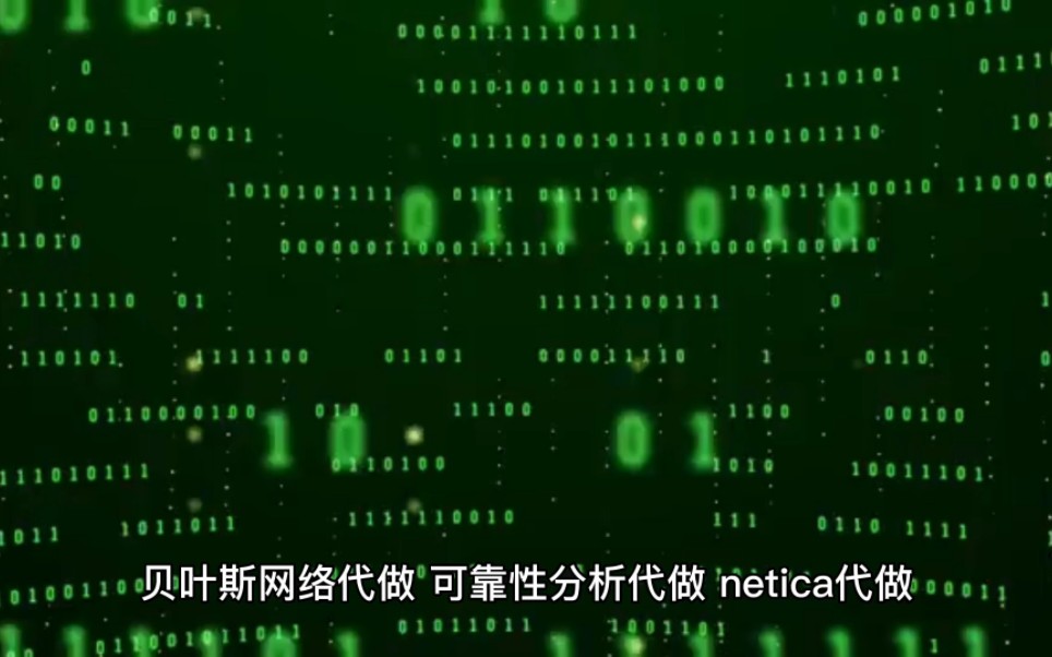 贝叶斯网络代做,可靠性分析代做,netica代做,genie代做,petri网代做,课程设计代做,对贝叶斯网络,netica,genie有不懂的可以问.哔哩哔哩bilibili