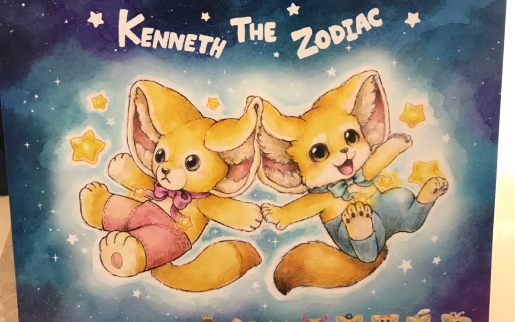 kenneth小狐狸星座系列首发端盒