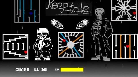 undertale hard mode sans fight by eden）全阶段过关（一阶段三药）_单机游戏热门视频