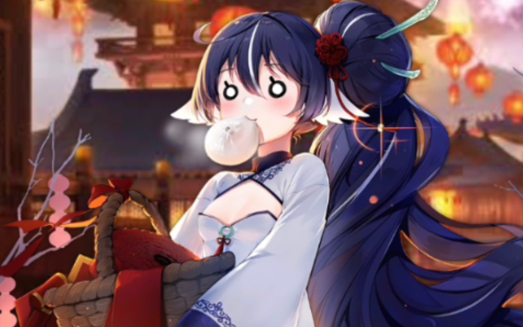 【碧蓝航线】楛(宵月)换装「爆竹除岁」