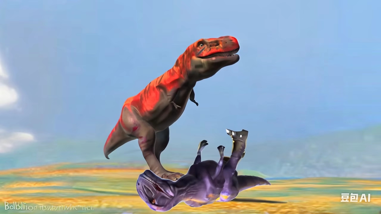 恐龙争霸 霸王龙vs南方巨兽龙