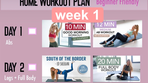 Pamela reif workout online plan beginner week 1