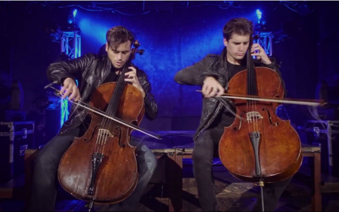 [图]2CELLOS - The Trooper Overture 大提琴的另类演奏