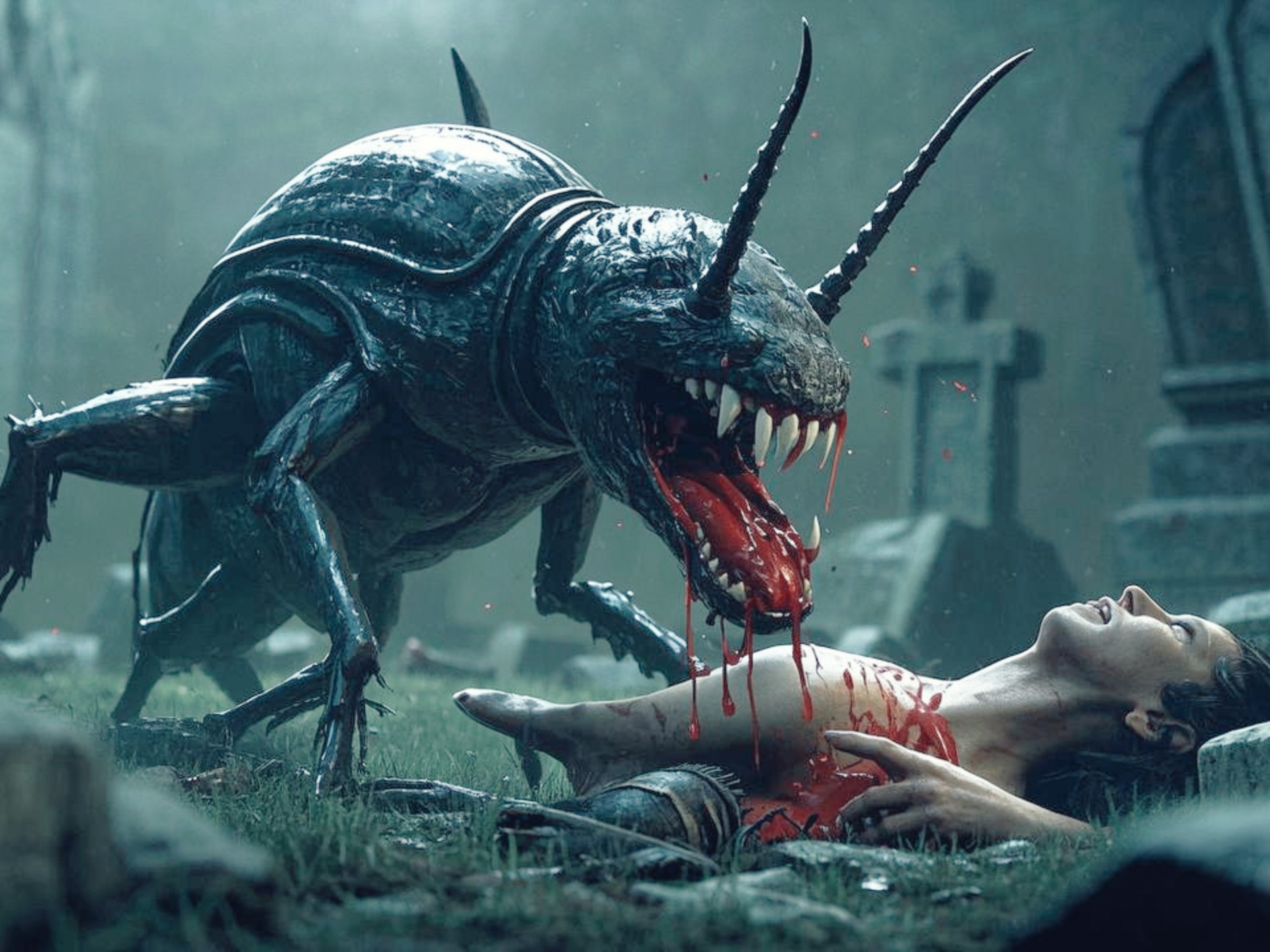 异形:这个屎壳郎怪物太厉害了!机枪打不穿,炸弹炸不死