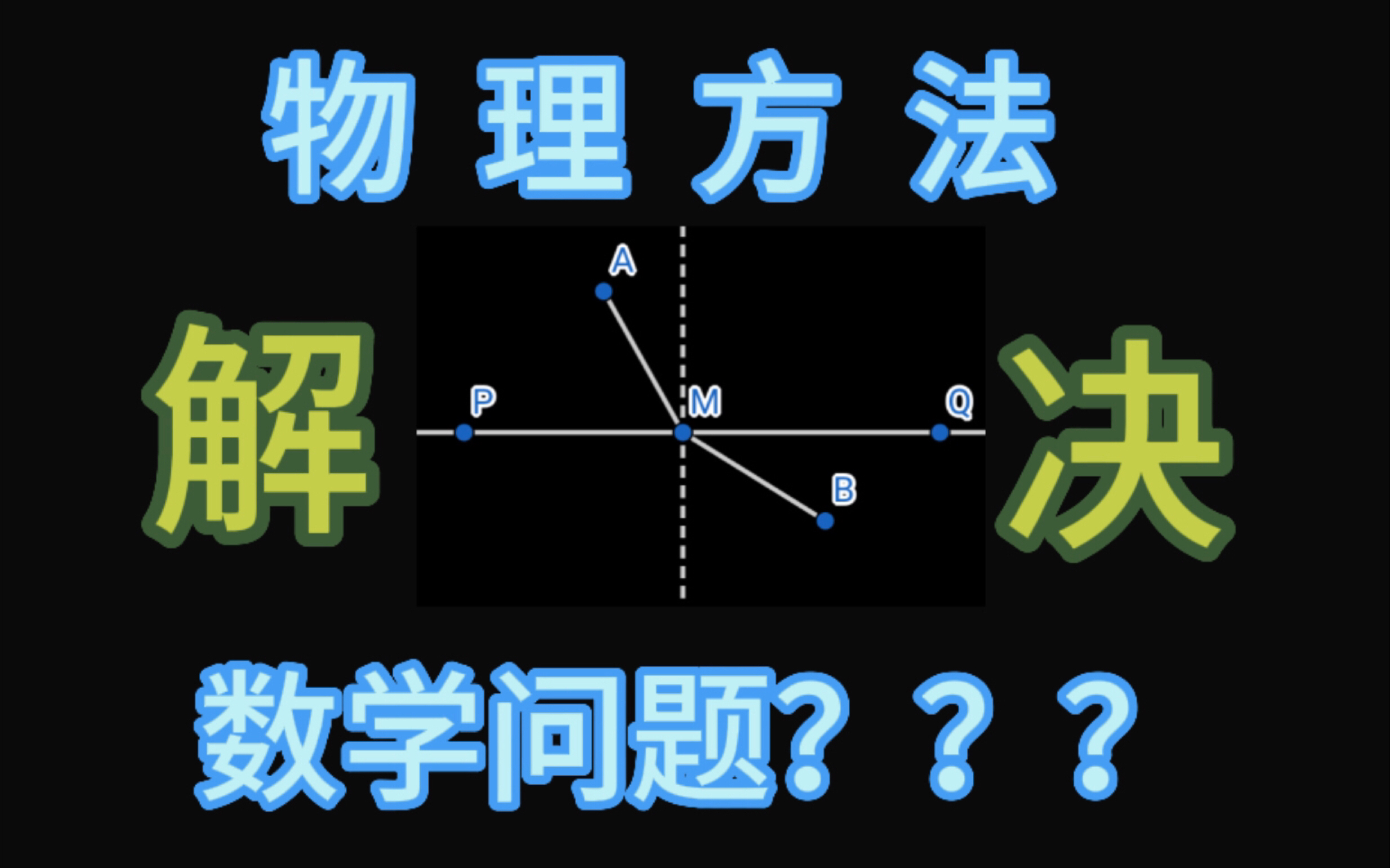 [图]用物理方法解决数学几何最值？？？