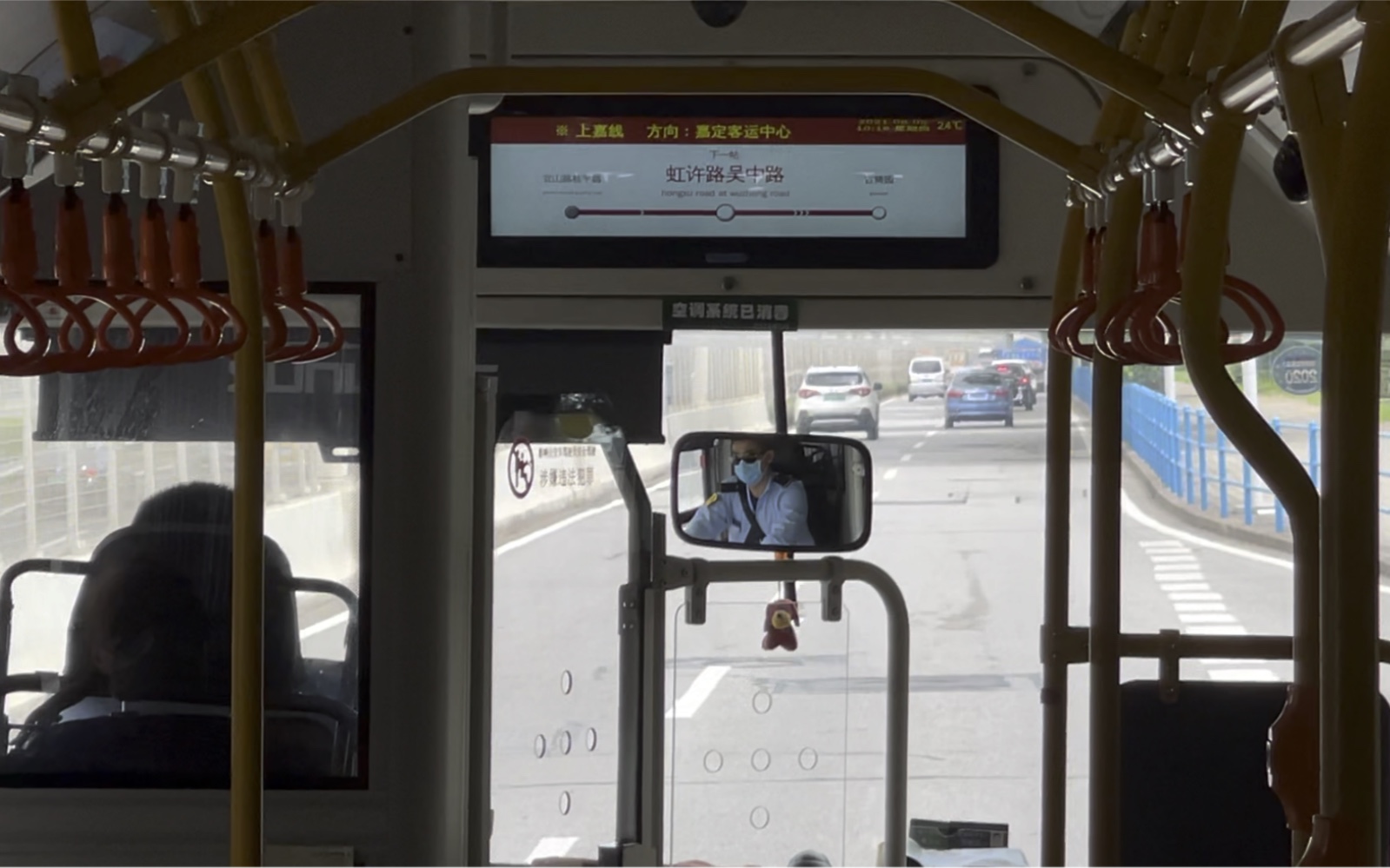 上海公交上嘉线嘉定公交运行随拍