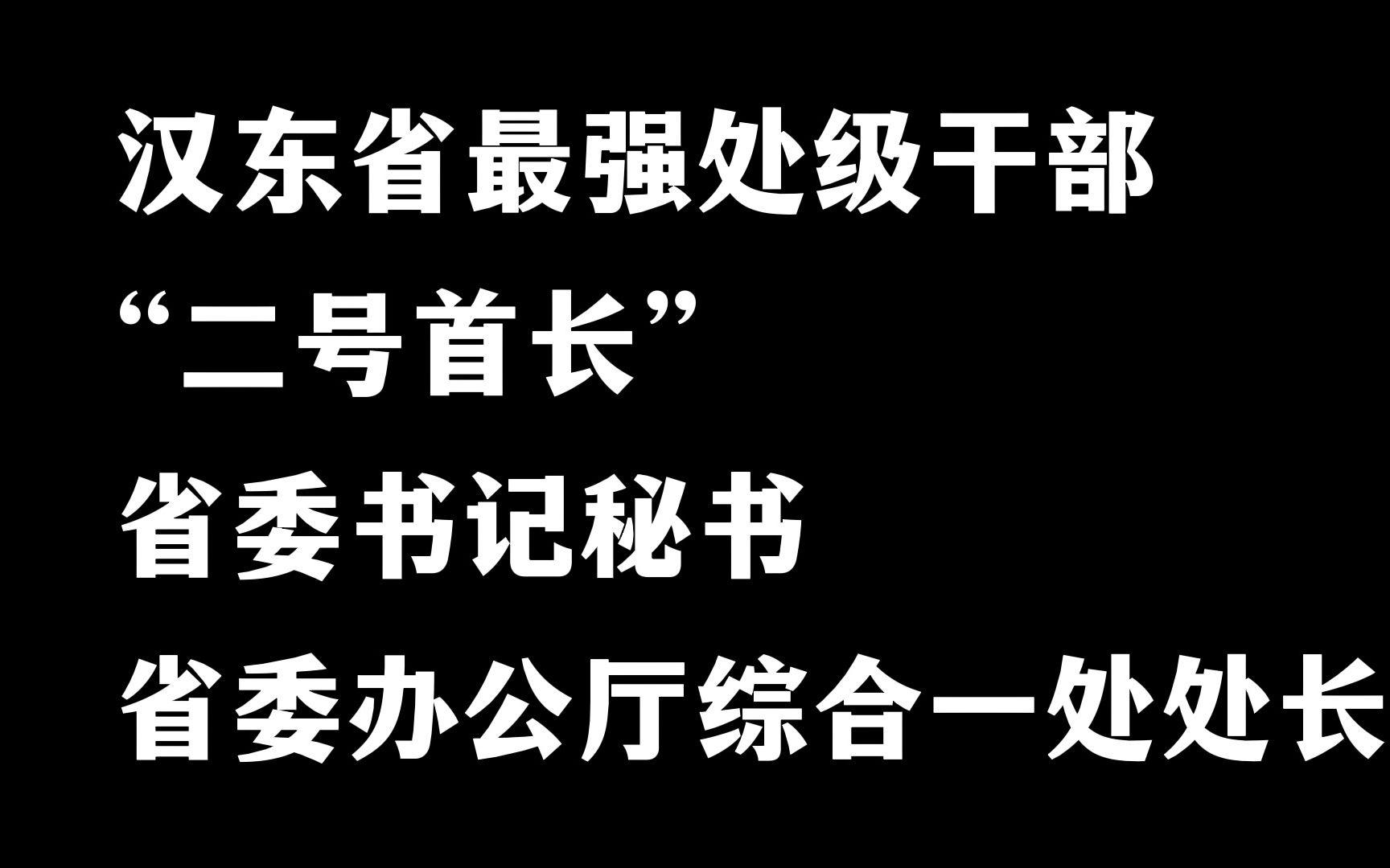 [图]《让名义飞》28：省委“二号首长”，揭秘一号大秘白处长！