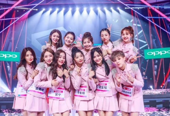 泪目了,火箭少女101全员为yamy应援,梦回土创!