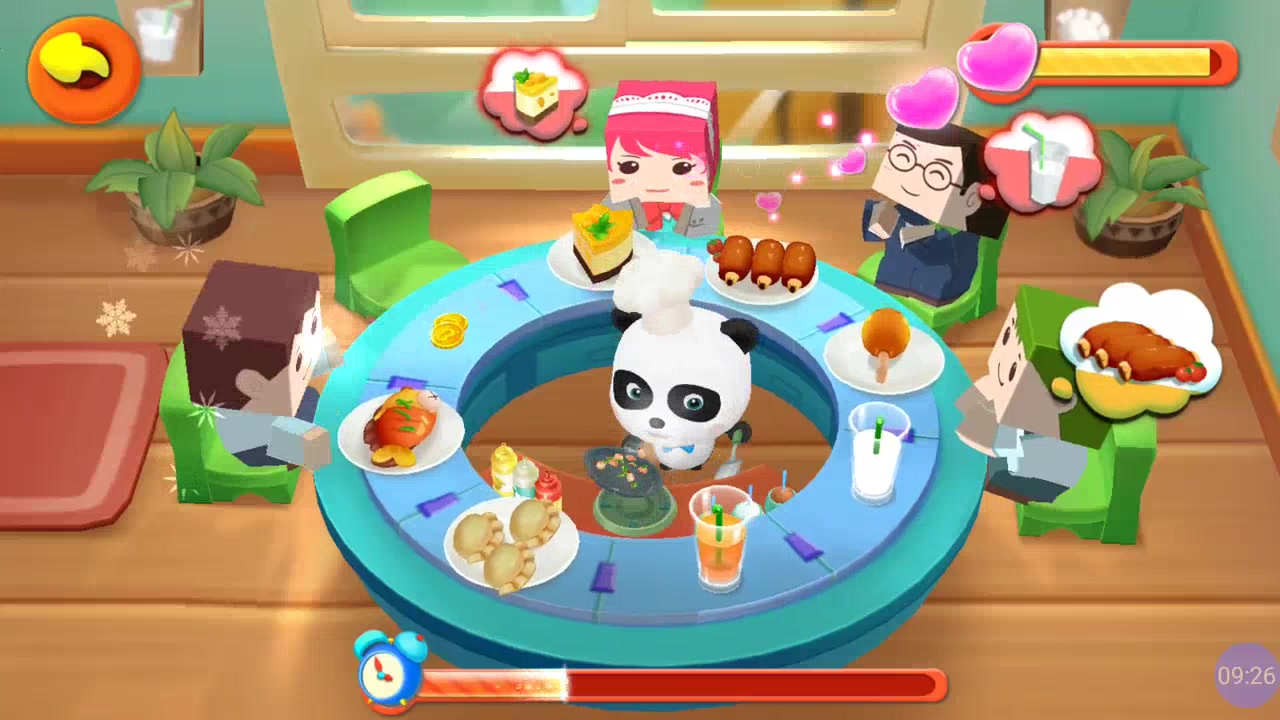 儿童益智游戏 宝宝巴士大全 第369集 回转餐厅 宝宝巴士动画片 亲子