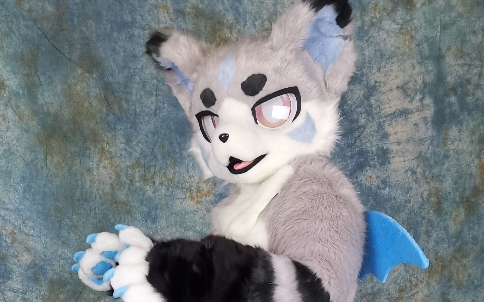 【兽装fursuit展示】全装委托-激流_哔哩哔哩_bilibili