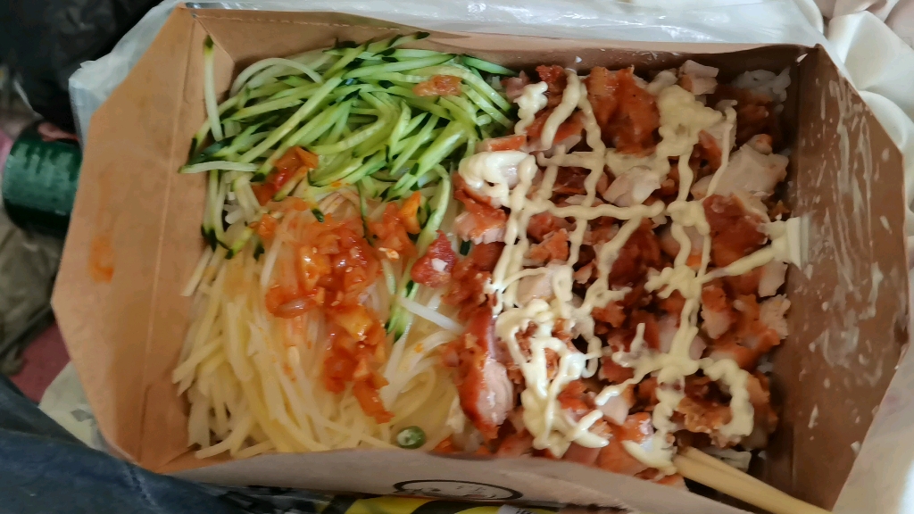 15元外卖之脆皮鸡饭