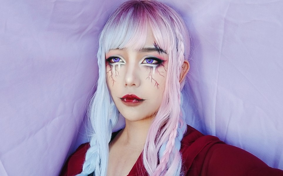 手抖也能画假双简单粗暴教你成为酷姐万用cos妆cos妆面教程