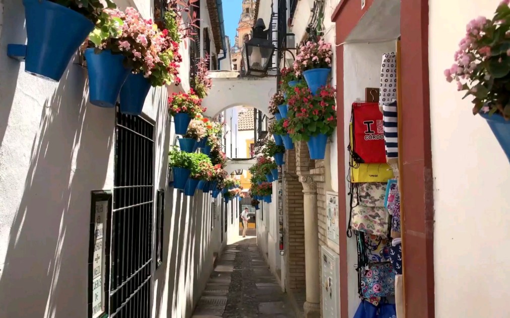 西班牙"百花巷"科尔多瓦-欧洲旅游推荐-欧洲旅游推荐-哔哩哔哩视频