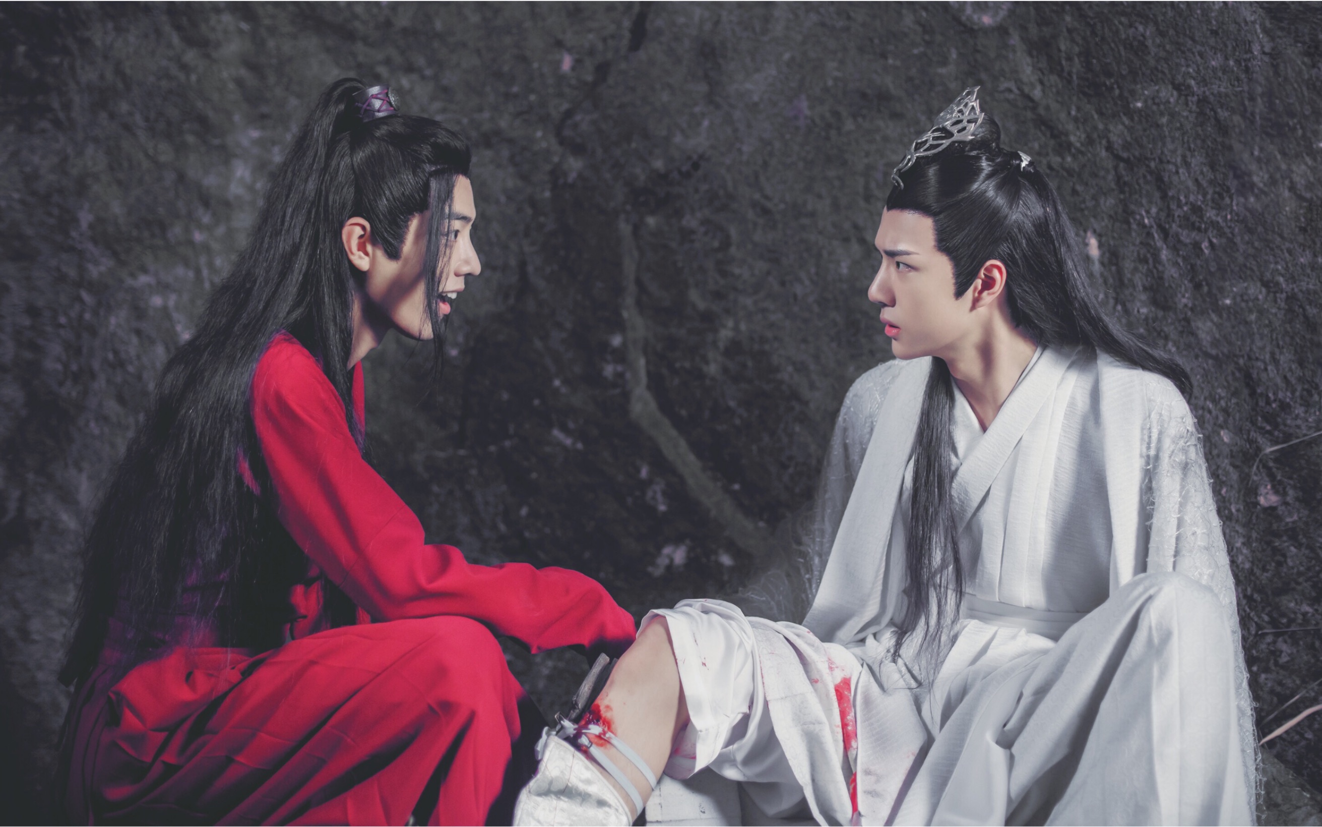 陈情令忘羡cut | 玄武洞内蓝忘机给魏无羡输入灵力_哔哩哔哩 (゜-゜)