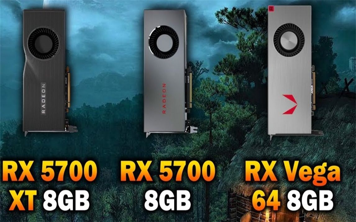 RX 5700 vs RX 5700XT vs Vega 64 显卡游戏性能测试对比(CPU为R5 2600 4.1Ghz) 1080P 60帧视频哔哩哔哩bilibili