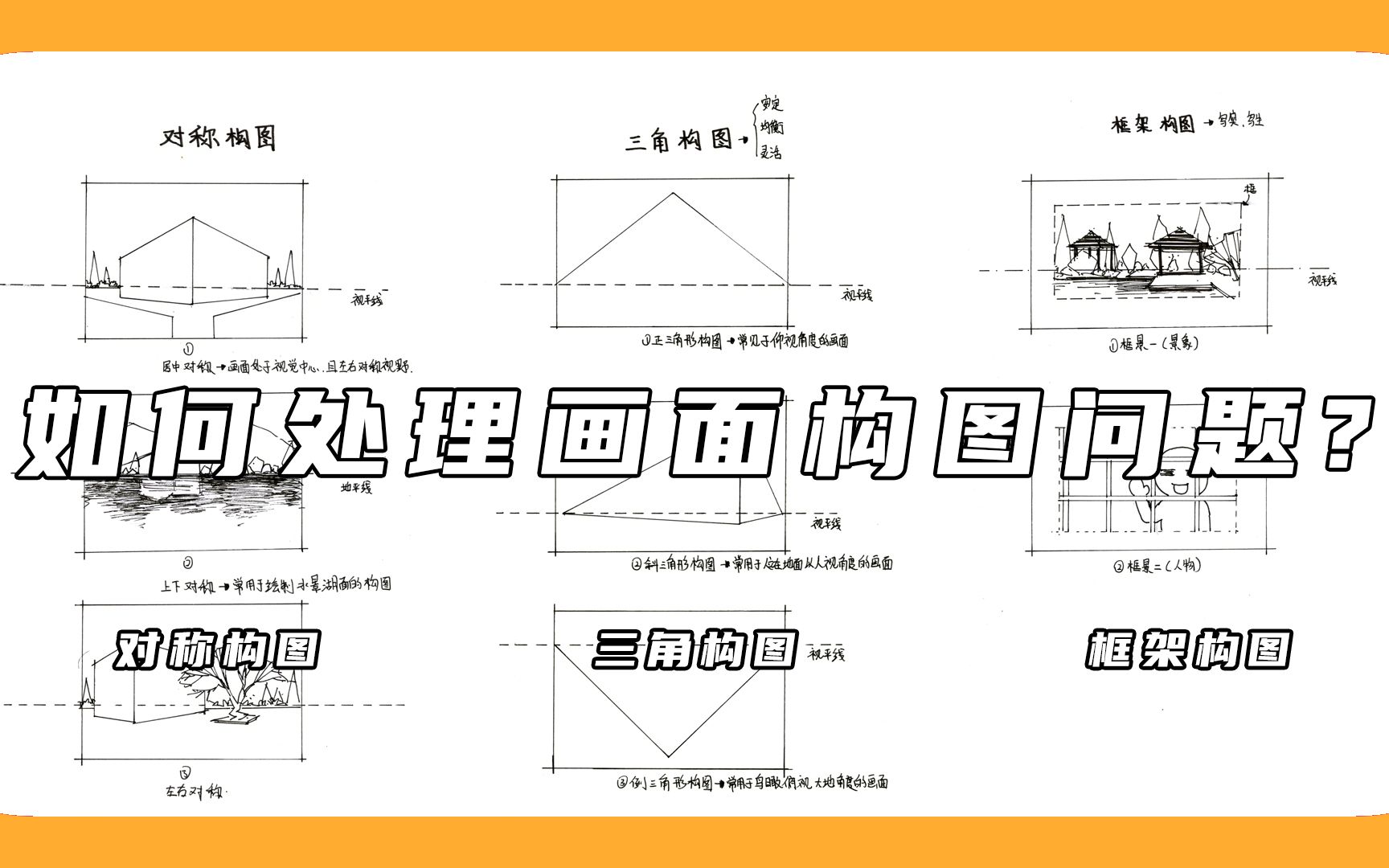 每日小训练——如何处理画面构图问题(三)——框架构图篇哔哩哔哩bilibili