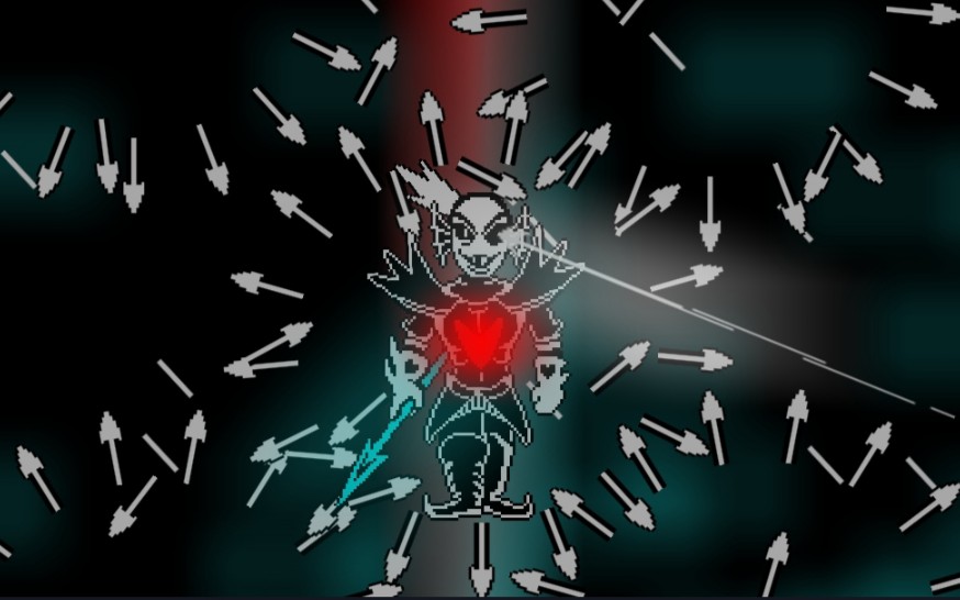 60帧 !undertale 决心鱼!undyne 战 先行篇