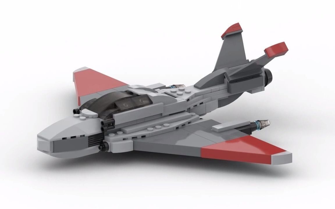 不知道叫啥的飞机拼装moc动画