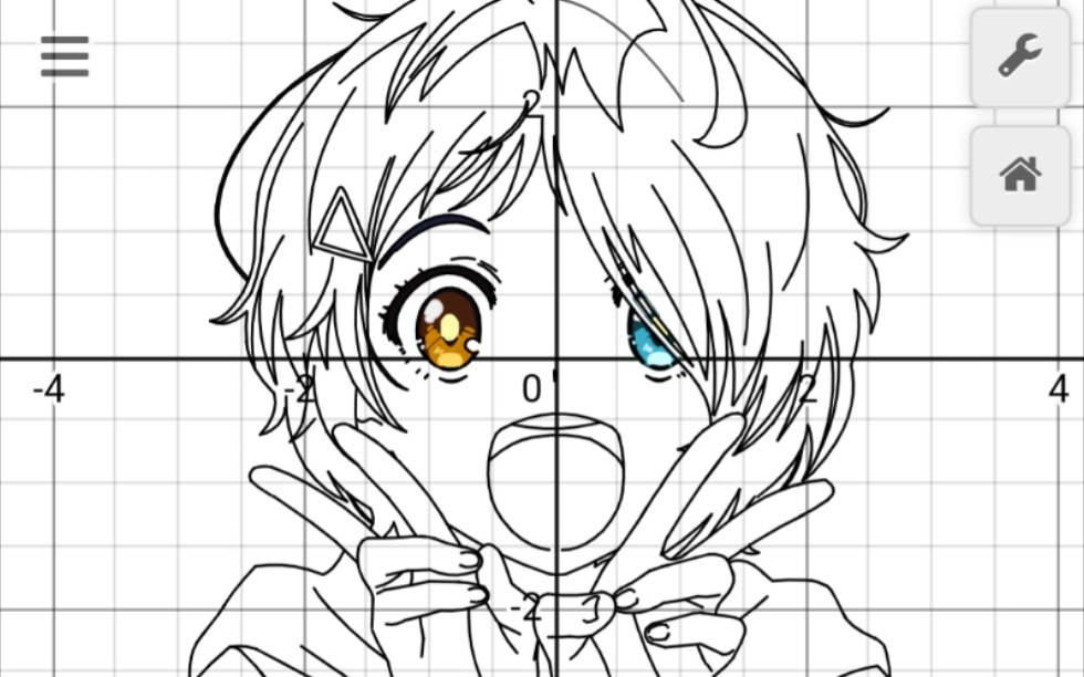 函数画向日葵的异瞳少女大户爱