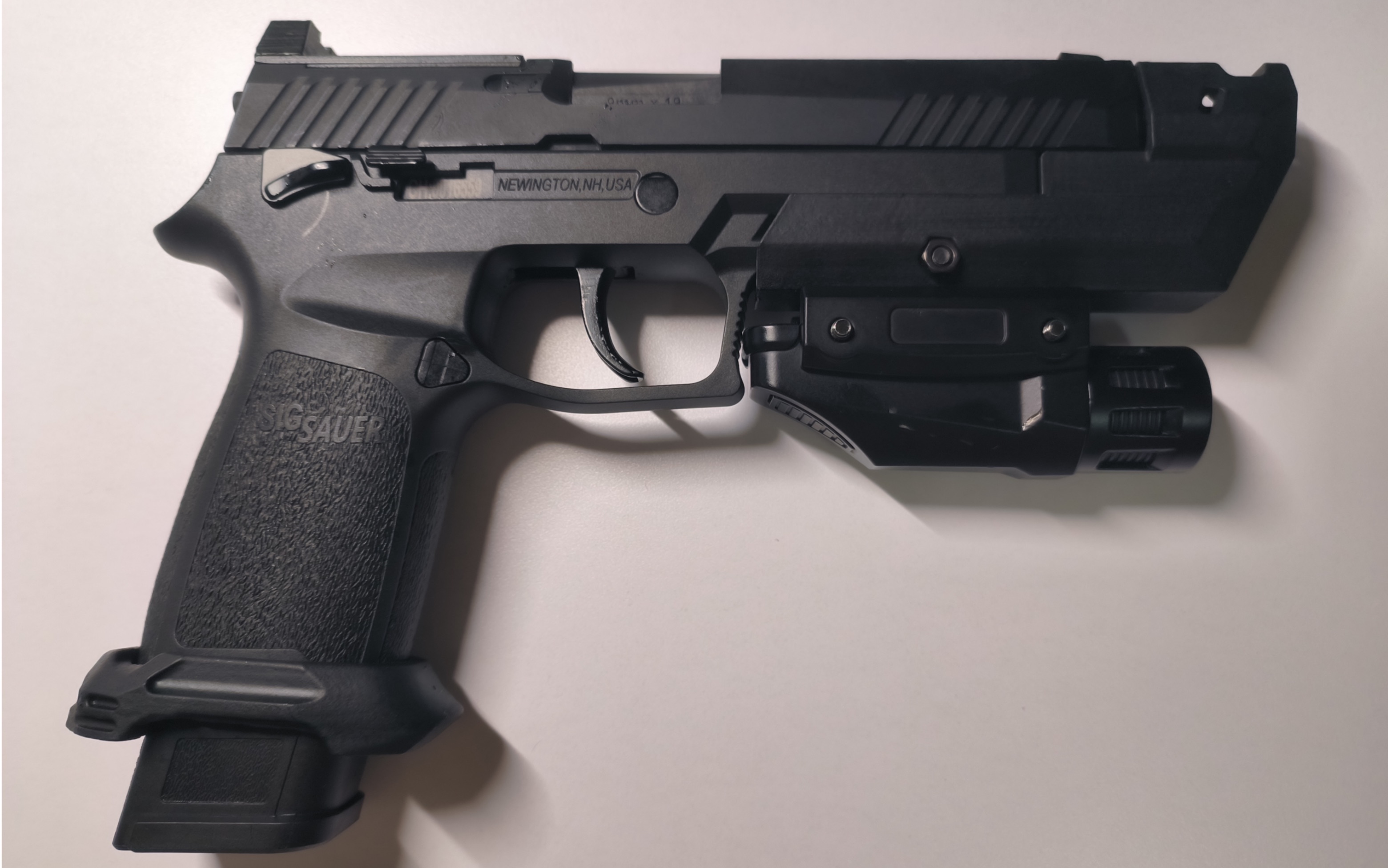 蓝星p320蝰蛇制退器 弹夹井 rmr转接板