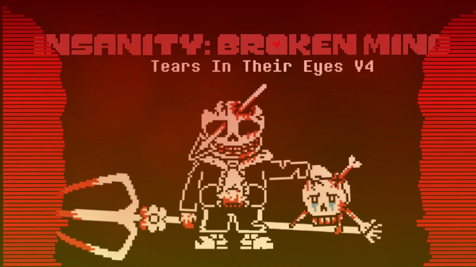 传说之下双重精神错乱insanitybrokenmindtearsintheireyesv4byutf