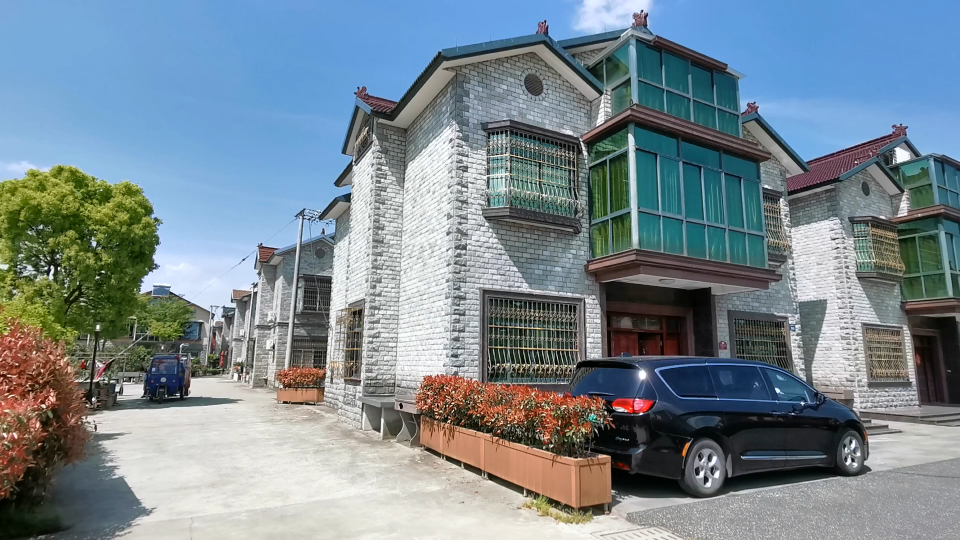 浙江美丽乡村:遛弯到海盐金星村小区_哔哩哔哩_bilibili