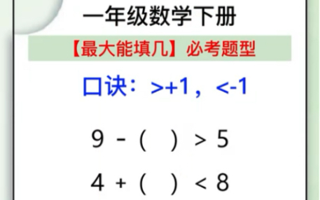 10秒钟学会必考题《最大能填几》考试得满分哔哩哔哩bilibili