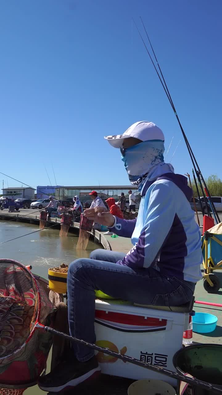渔民生活实拍,钓鱼比赛