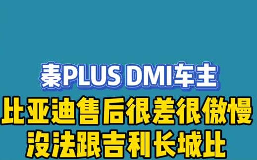 大伙儿觉得比亚迪、吉利和长城的售后服务咋样?哔哩哔哩bilibili