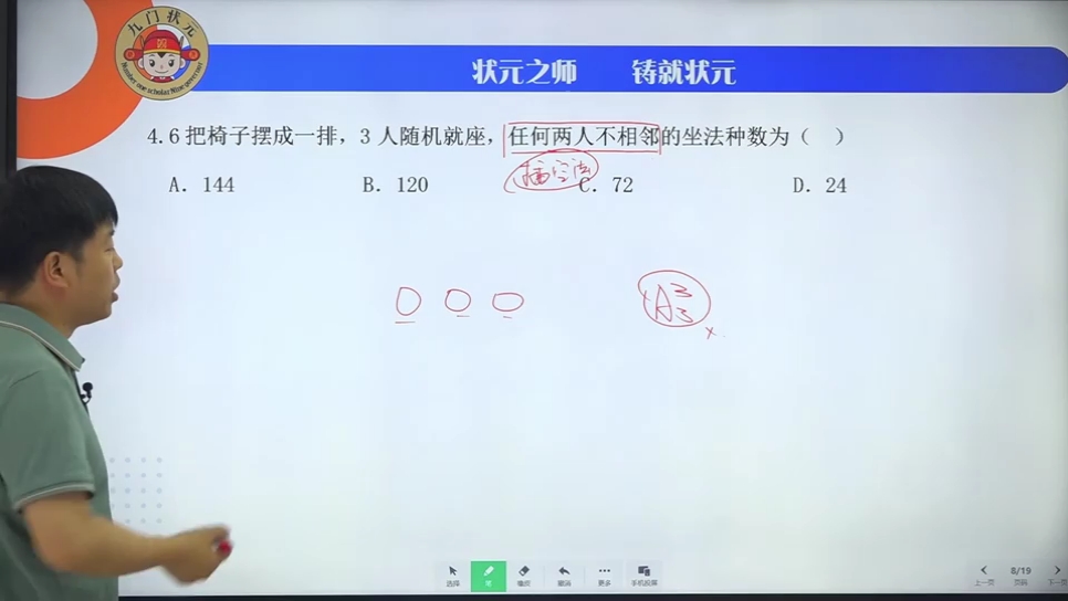 排列组合题型及解题方法4 九门状元 司马向红老师带你学数学哔哩哔哩bilibili