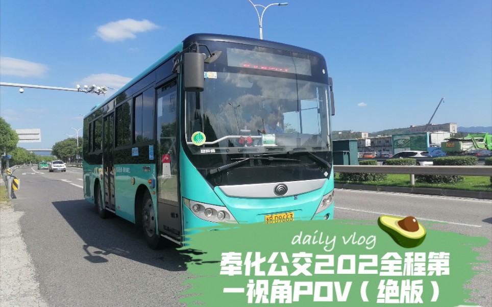 【pov15】【从城西到城东】奉化公交202路雪花啤酒厂-秀水家苑改道前