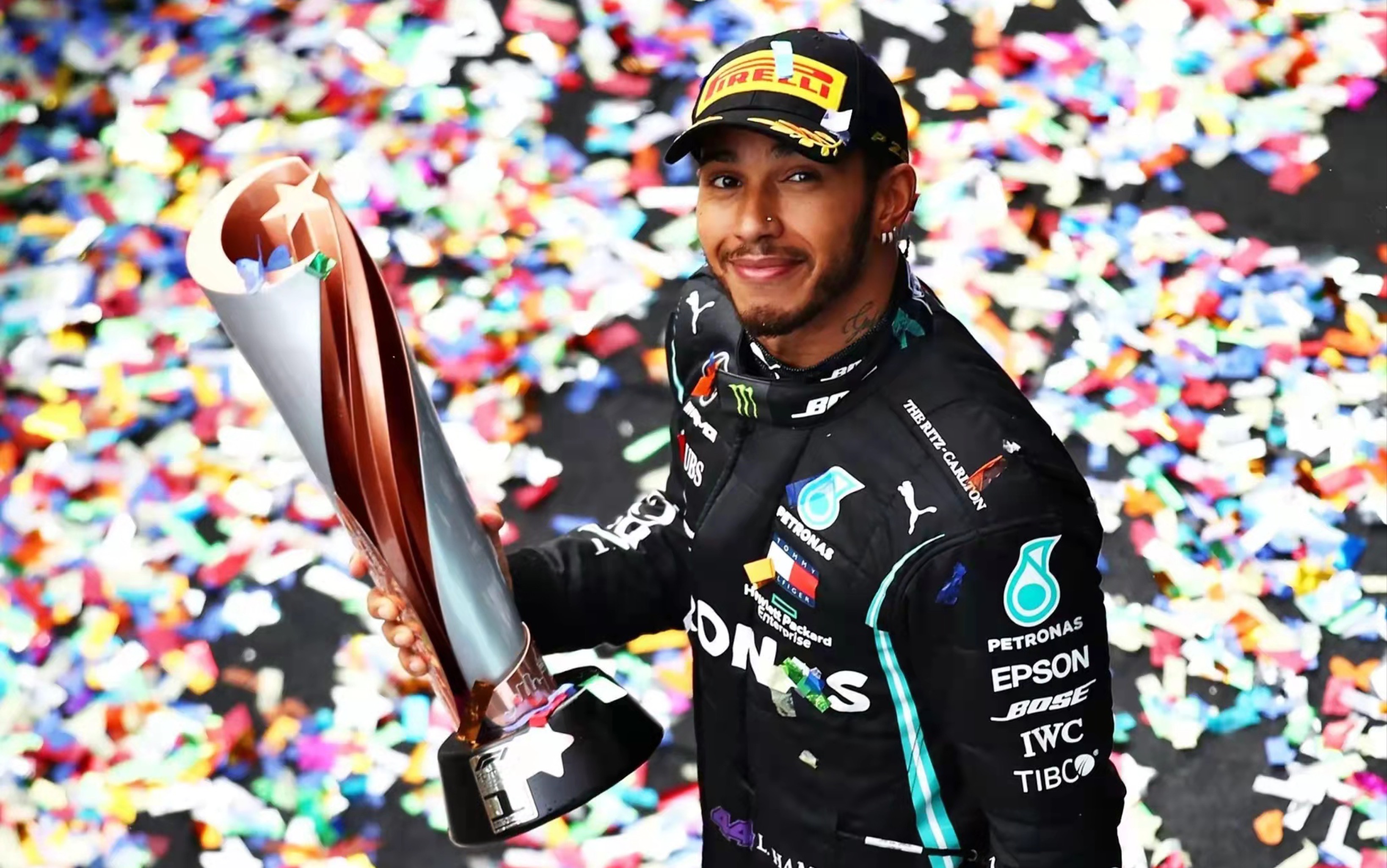 【f1】汉密尔顿职业生涯第100个冠军/撞线仪式/2021年俄罗斯大奖赛