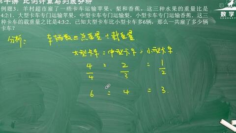 小学思维数学 第10讲 比例计算与列表分析例题五 哔哩哔哩 Bilibili