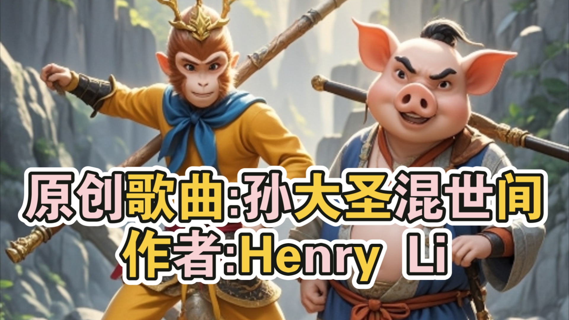 原创歌曲:孙大圣混世间丨作者:henry li丨全球首发,全网同步!