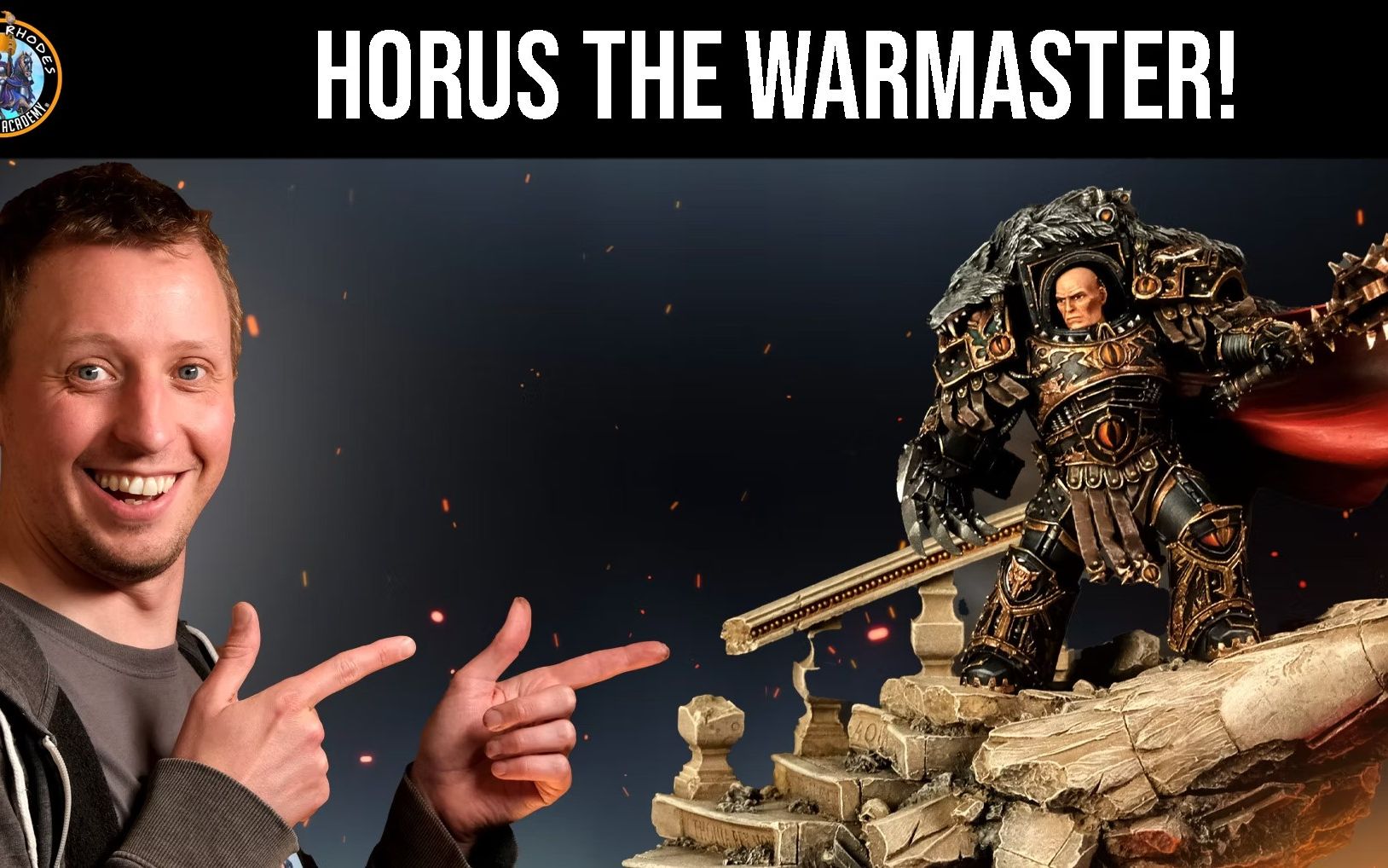 [图]How to paint Horus the Warmaster_ Horus Heresy 战锤 荷鲁斯叛乱 30k 战帅 荷鲁斯