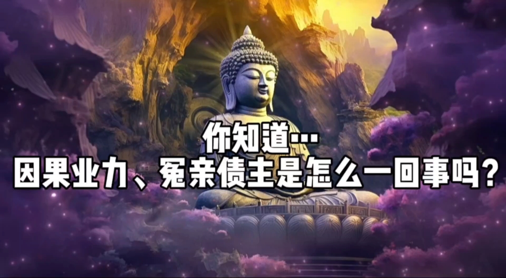 因果业力和冤亲债主是怎么一回事?