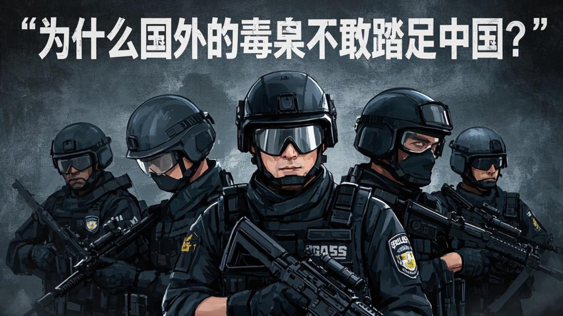 为什么国外的大毒枭不敢踏入中国？