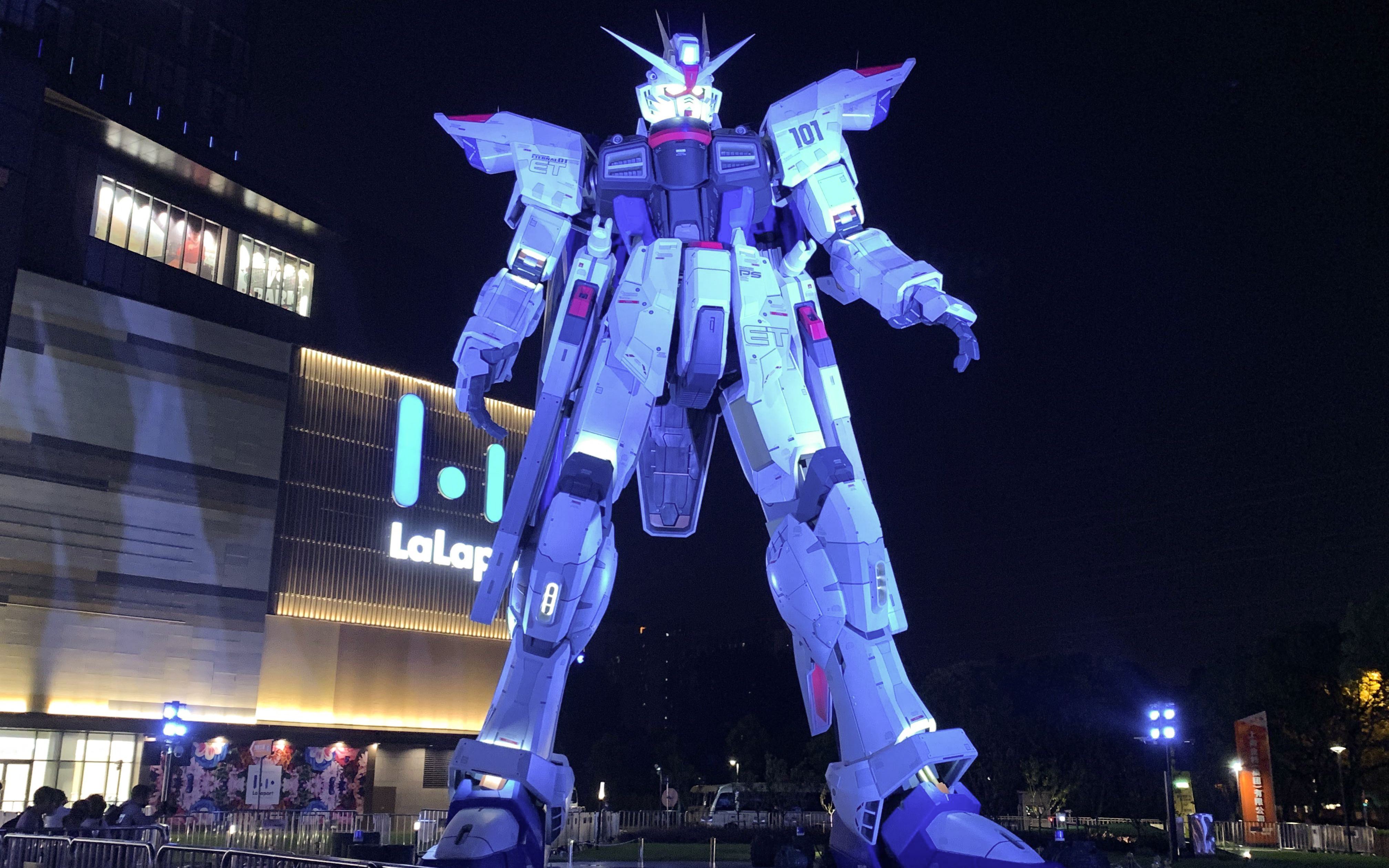 上海金桥11自由高达表演1930场