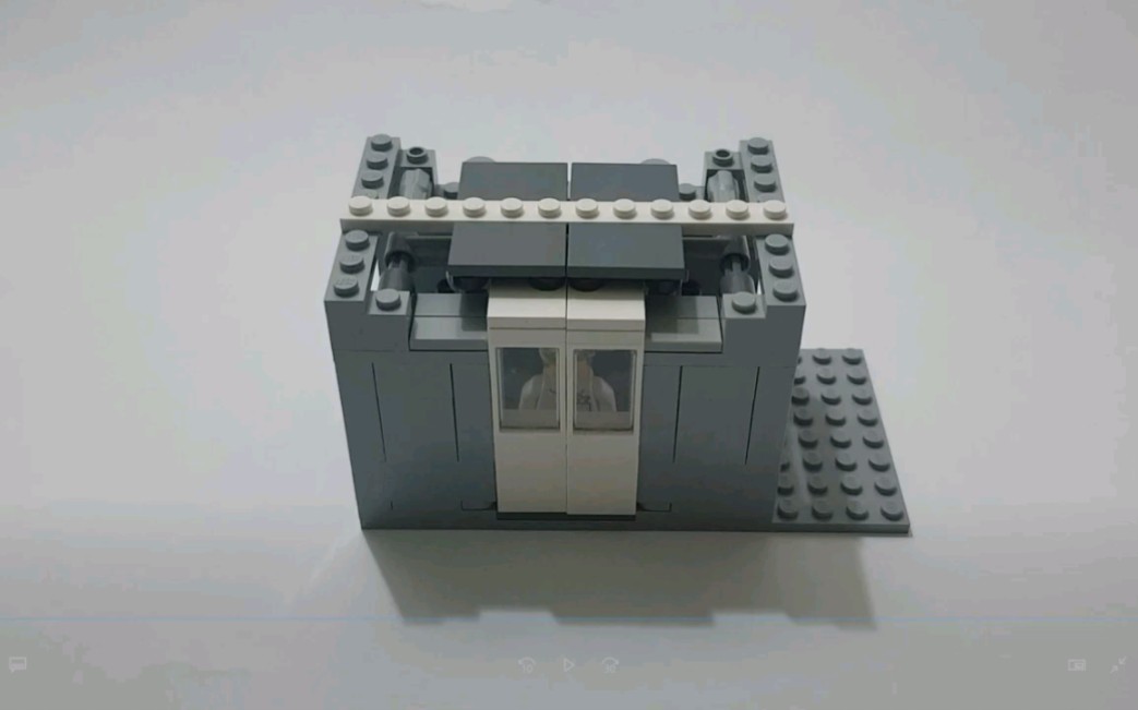 (免费教程)乐高火车门,塞拉门的有趣结构 Lego Train Door Mechanism Building Instructions哔哩哔哩bilibili