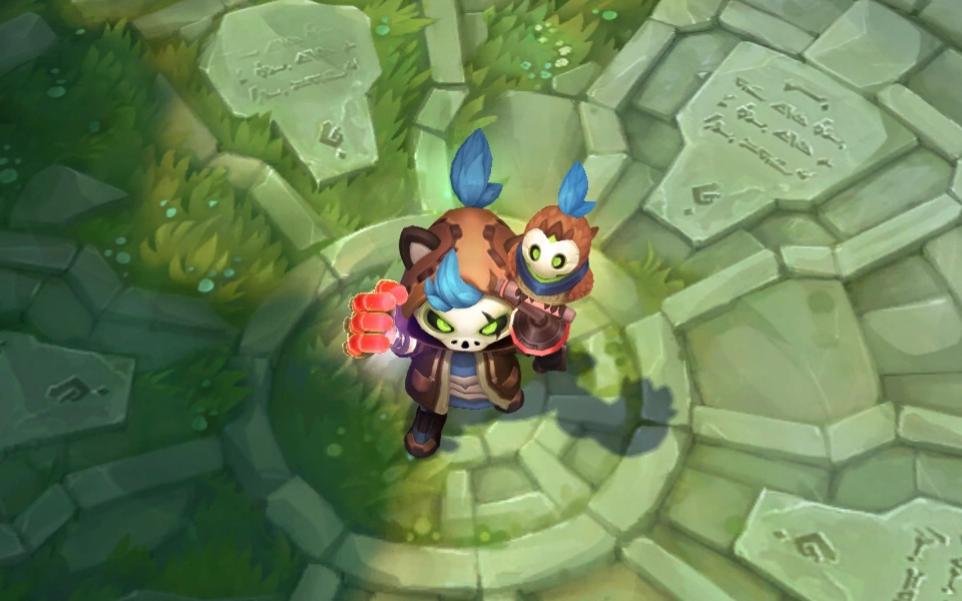 lol小法小怪兽训练师碧玉炫彩皮肤演示