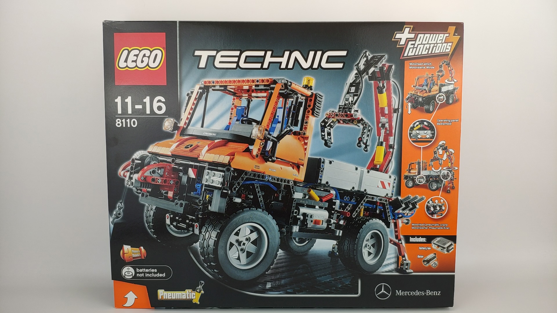 十年前的绝版套装,乐高8110奔驰乌尼莫克u400,开箱评测