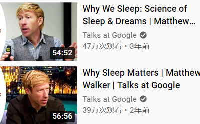 [图]我们为什么要睡觉 Why We Sleep :Science of Sleep & Dreams |Matthew Walker|Talks at Google