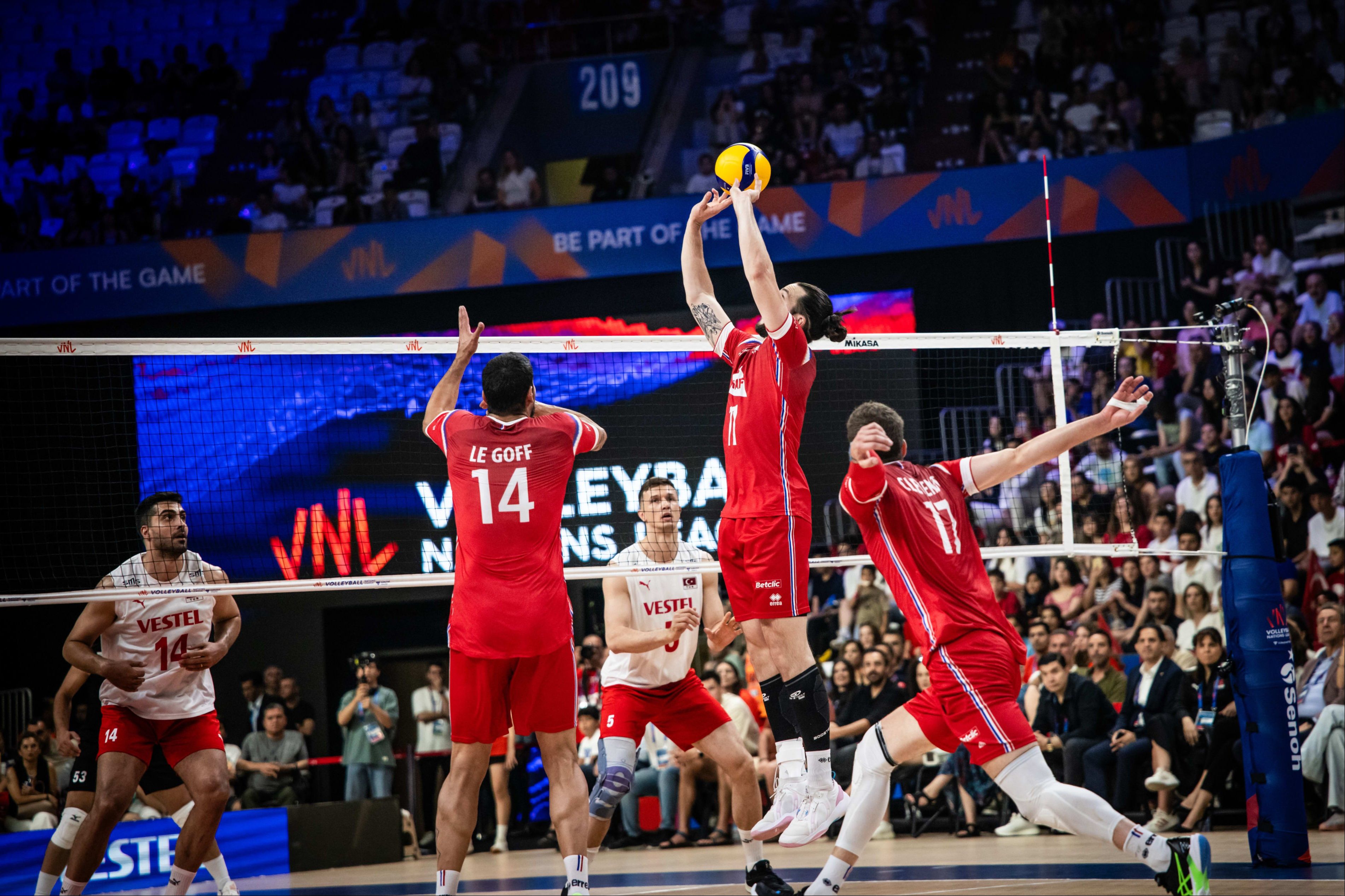 TUR vs FRA  Week 1  Men's VNL 2024哔哩哔哩bilibili